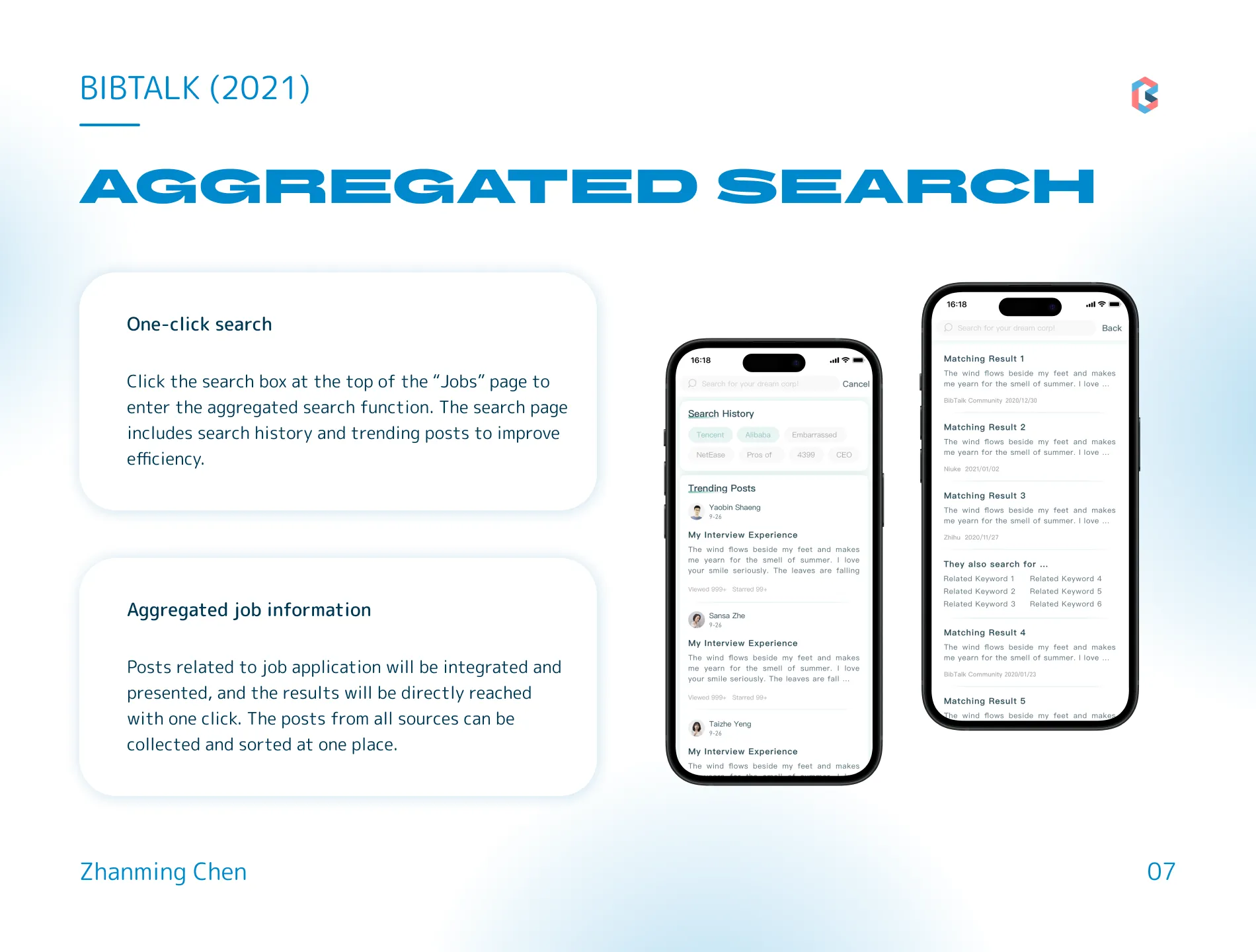 Aggregated search