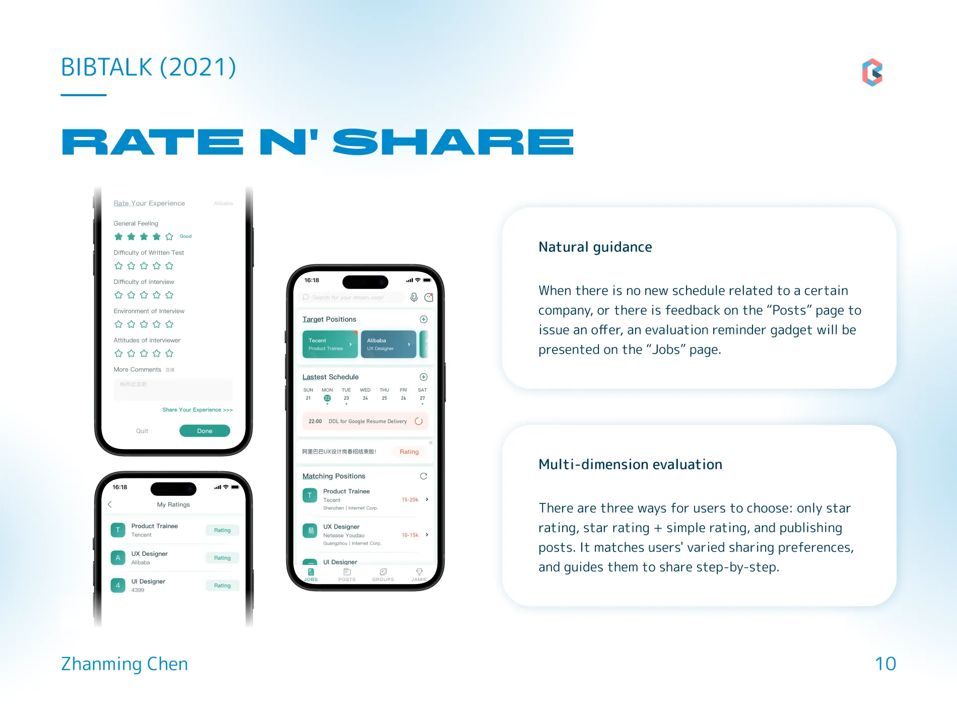 Rate n' share