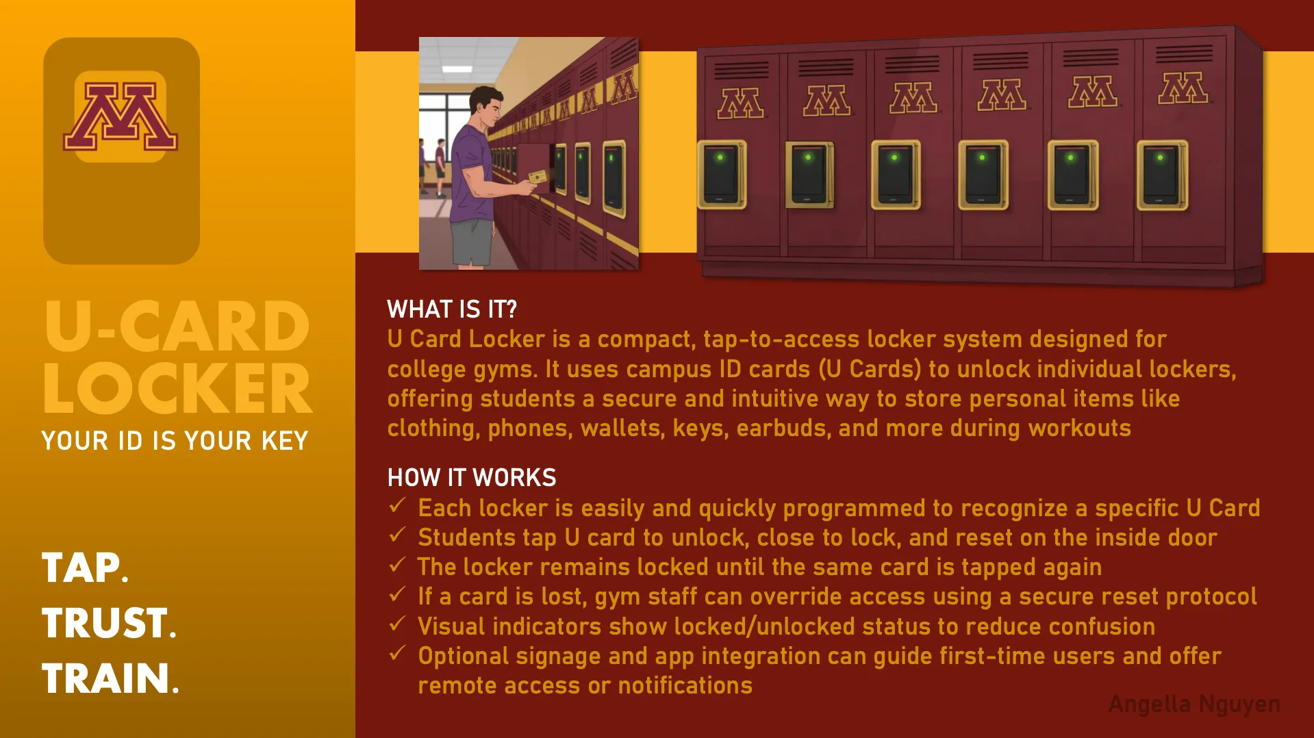 U-Card Locker (Smart Gym Storage System)