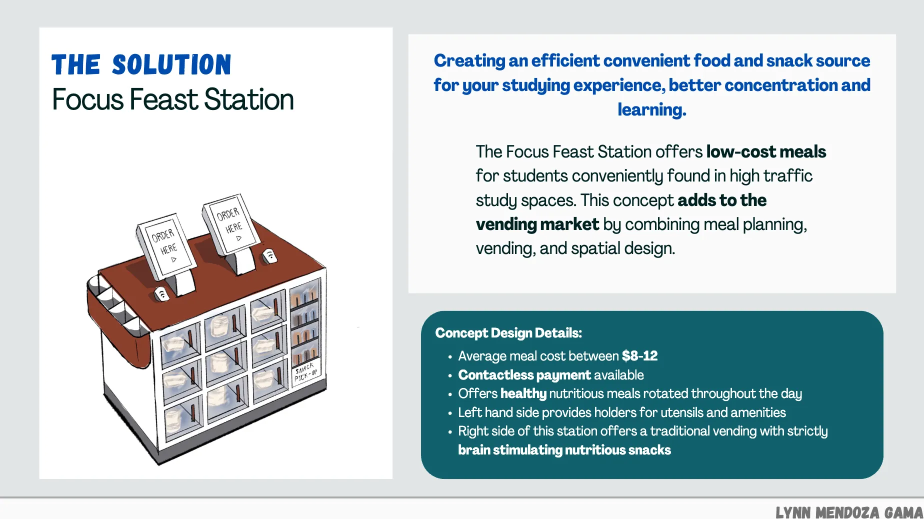 Focus Feast Station (Smart Vending Machine)