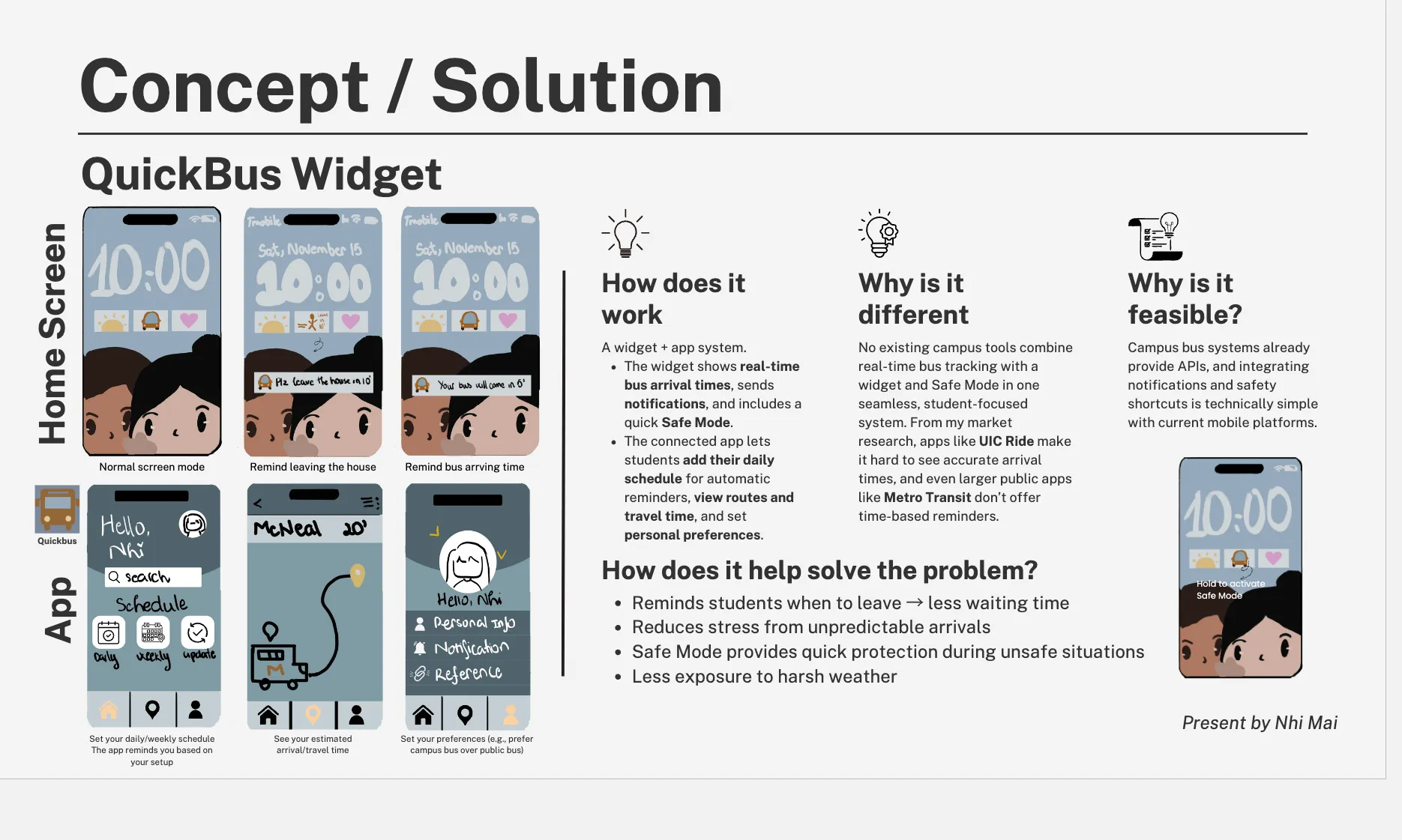 QuickBus (Transit Information Mobile App)